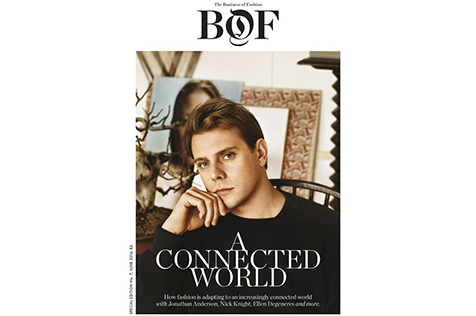 Джонатан Андерсон на обложке нового номера Business of Fashion