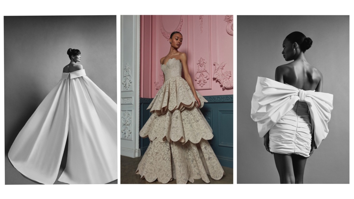 Платье-трансформер со съемным кейпом — в свадебной коллекции Rasario весна-лето 2022