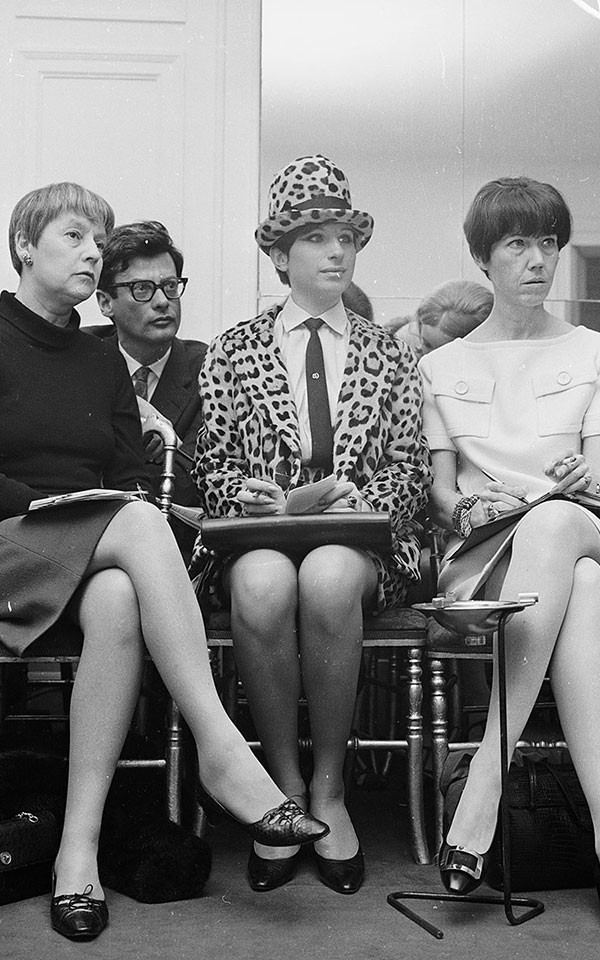 Первый ряд на показе Chanel''66