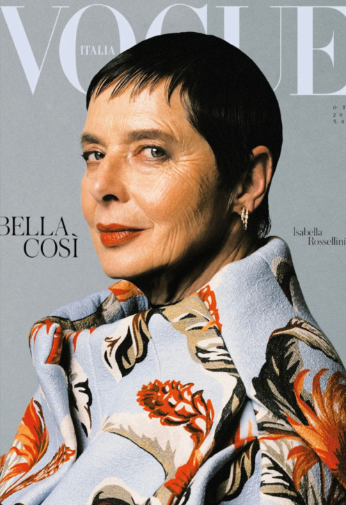 Изабелла Росселлини на обложке Vogue, 2024