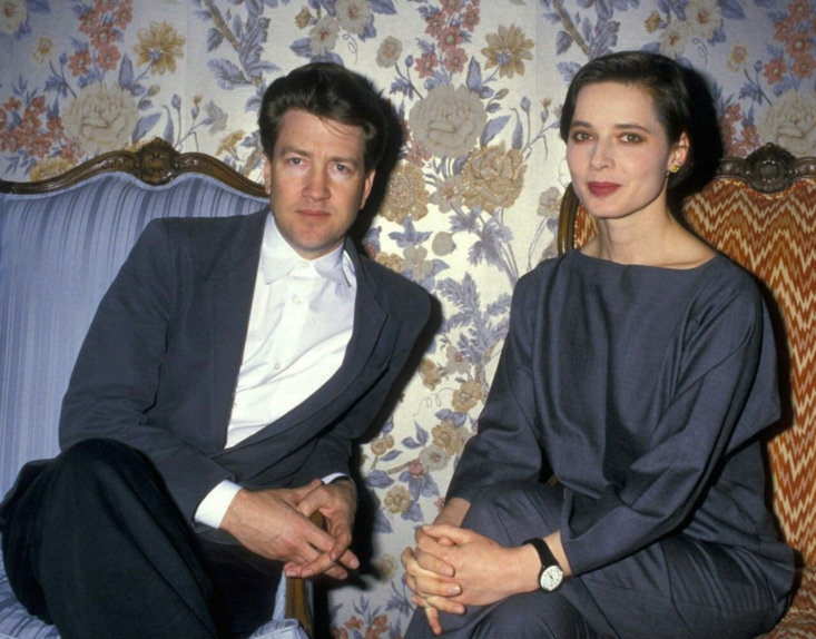 Изабелла Росселлини и Дэвид Линч, 1988
