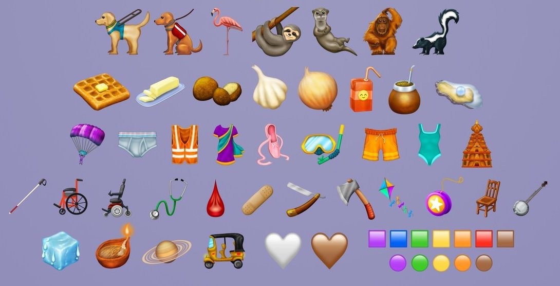 Unicode выпустят 230 новых эмодзи – среди них небинарные люди, выдры и белое сердечко