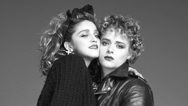Молодая Мадонна и ее близкий друг Мартин Бургойн — за год до его смерти