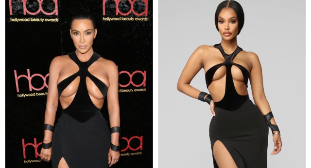 Ким Кардашьян раскритиковала масс-маркет-бренд за плагиат винтажного платья