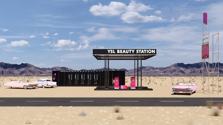 YSL Beauty откроют поп-ап-пространство в виде автозаправки