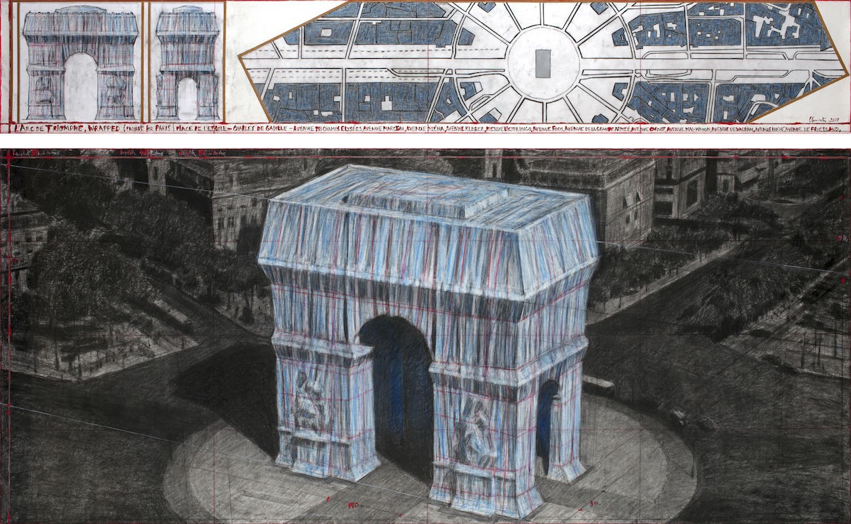 Художник Христо Явашев завернет в ткань Триумфальную арку в Париже