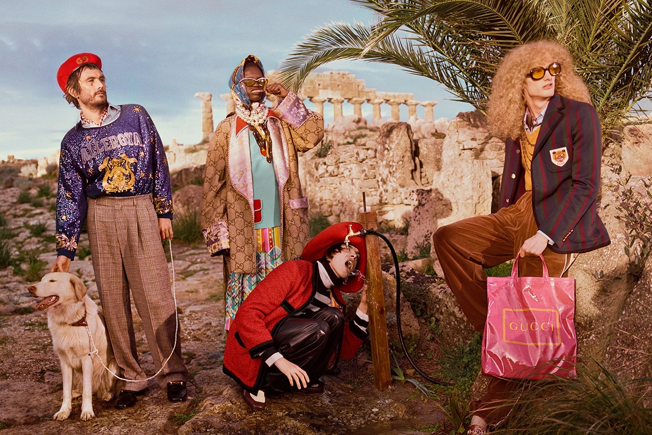 Сицилийские руины и эмоциональные модели в новой кампании Gucci