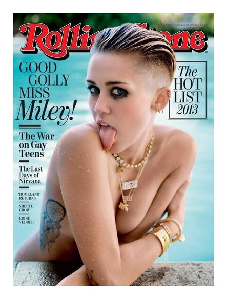 Майли Сайрус на обложке Rolling Stone, 2013