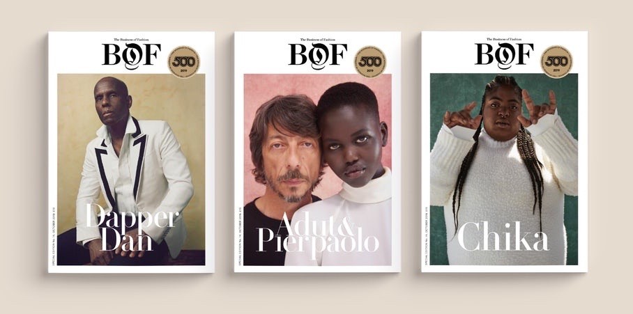 Business of Fashion показали героев обложек 7-го ежегодного номера BoF 500