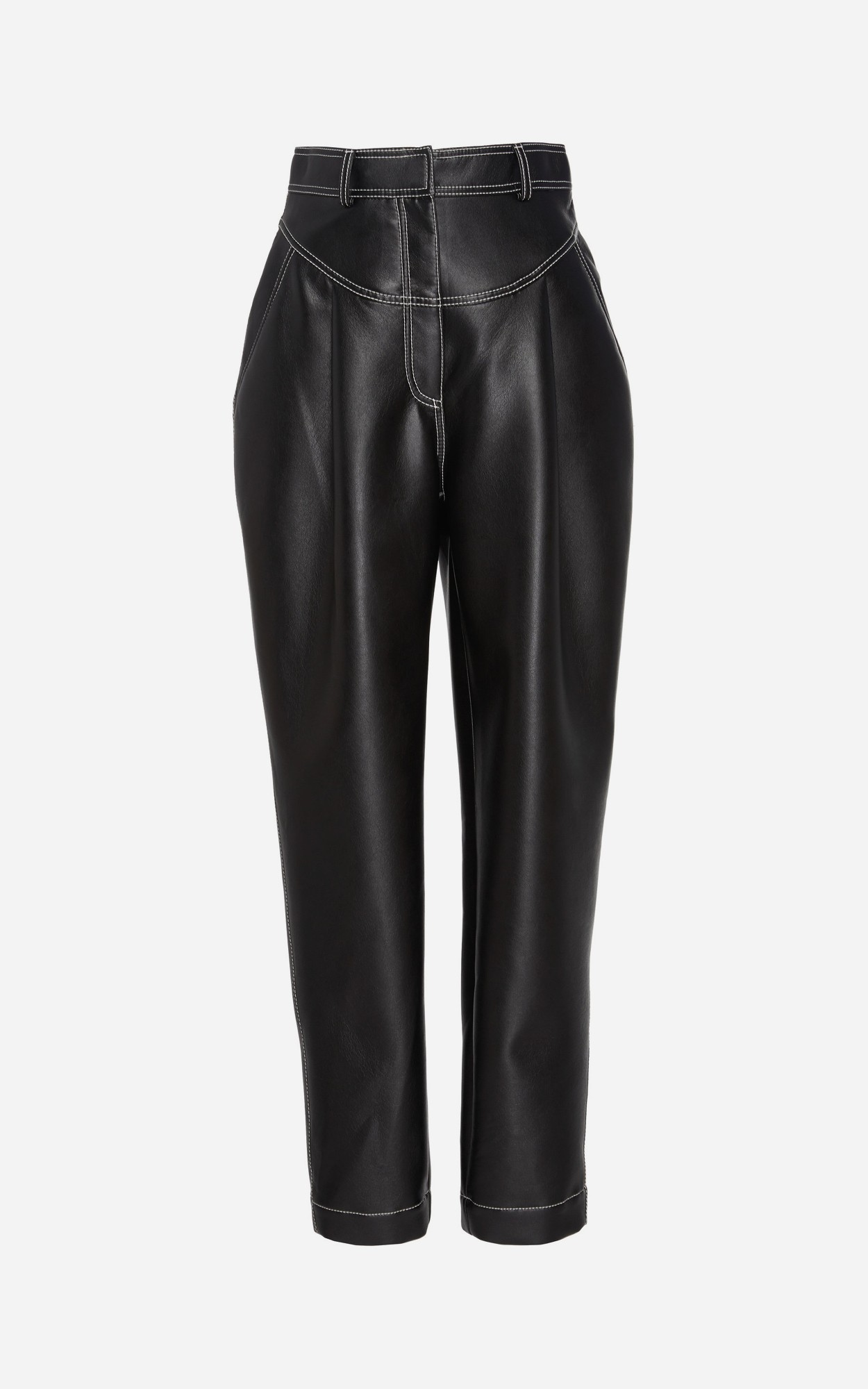 В моде черная кожа — как у Saint Laurent. Выбирайте: кожаные платья, юбки и даже шорты 