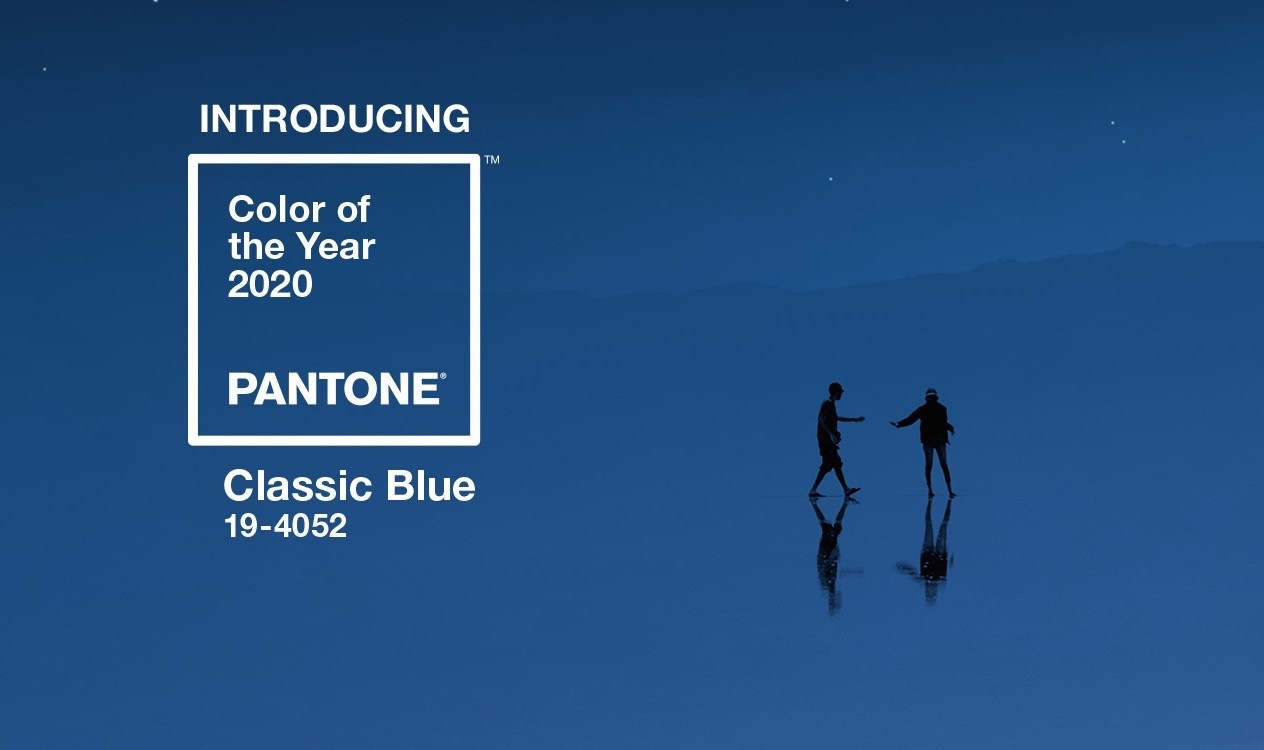Цвет 2020 года по версии Pantone – классический синий (почти Blueprint Blue)