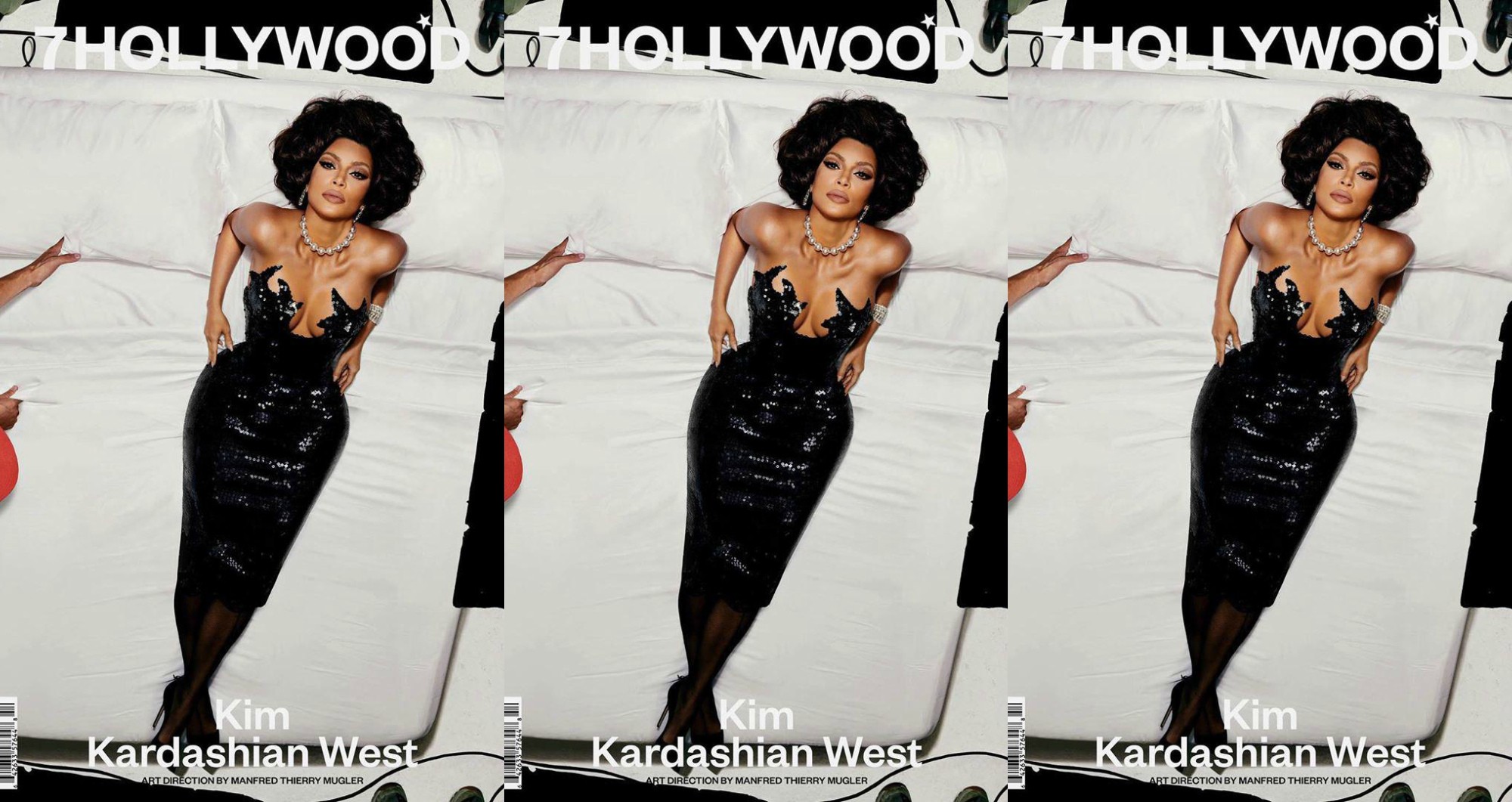 Ким Кардашьян раскритиковали за блэкфэйс – причина в обложке для журнала 7Hollywood
