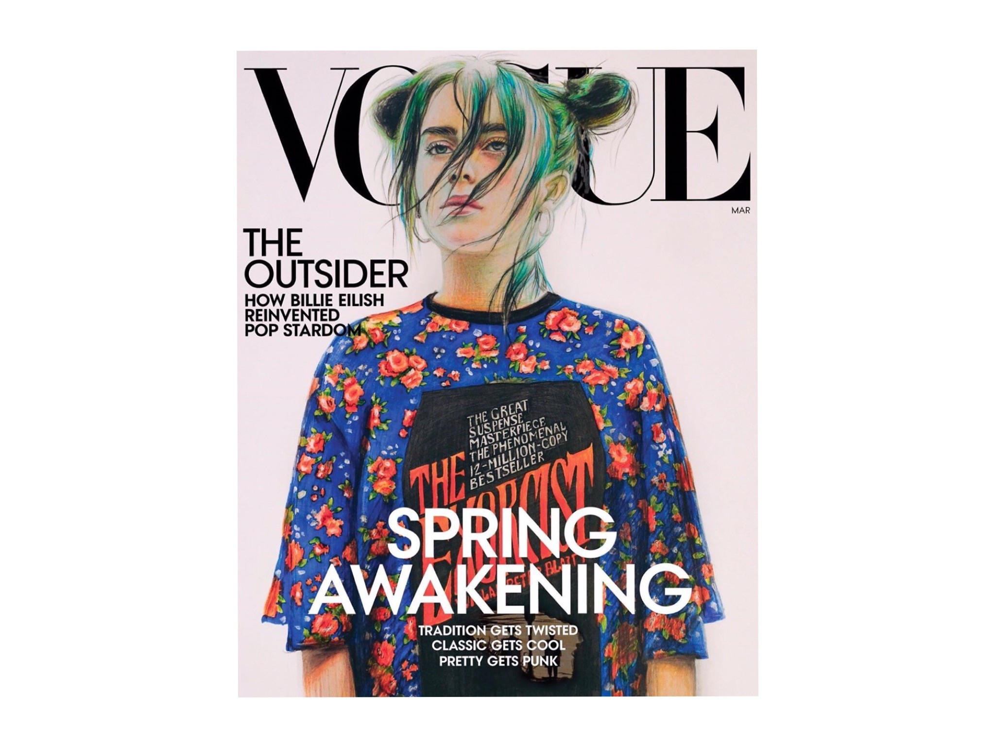 16-летняя художница из России нарисовала обложку для американского Vogue 
