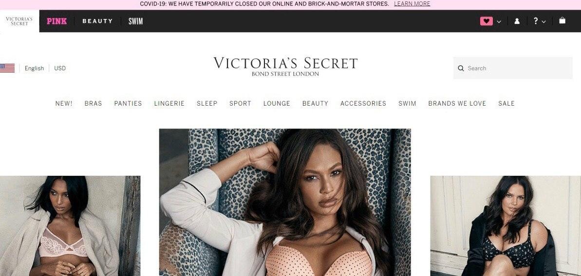 Victoria''s Secret временно приостановят работу интернет-магазина