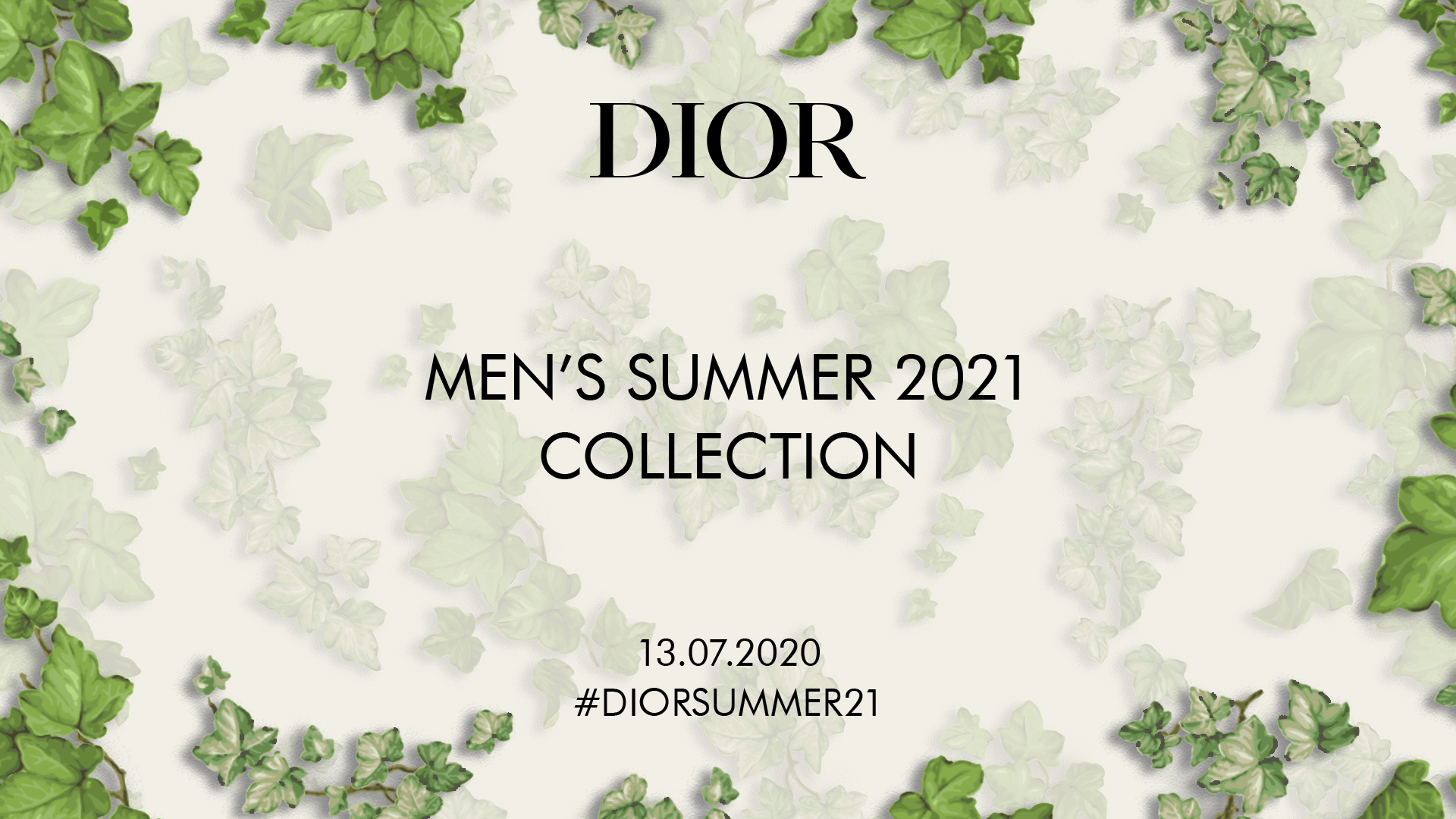 Смотрим показ Dior Men весна-лето 2021 в прямом эфире