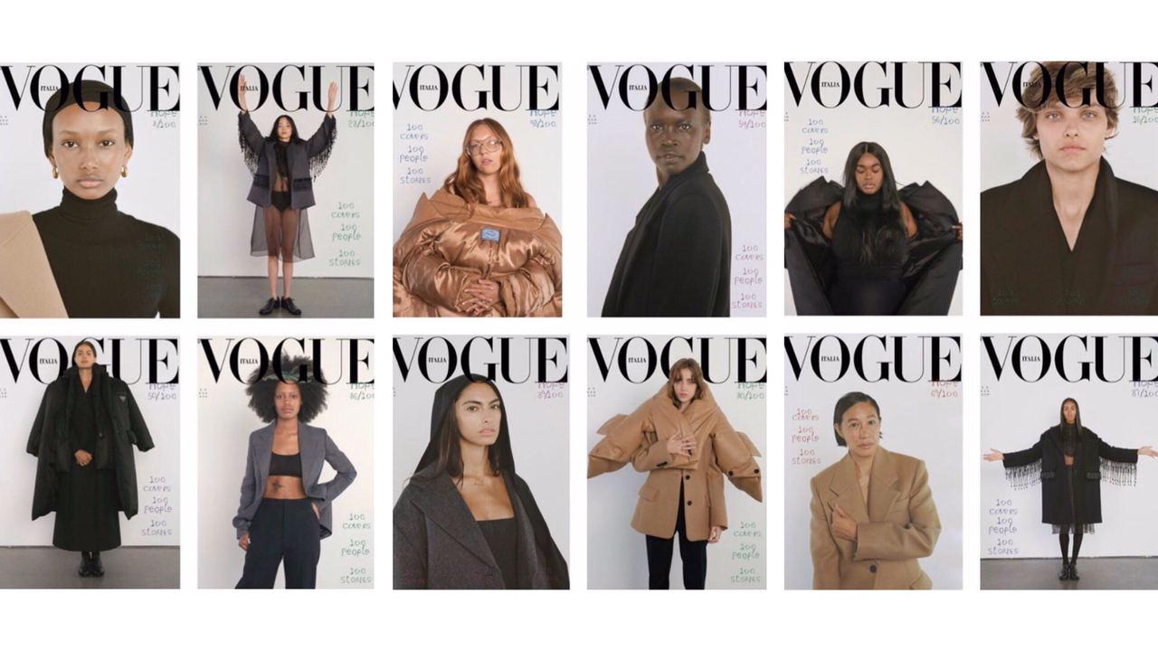 У сентябрьского Vogue Italia будет 100 (!) обложек — впервые в истории журнала