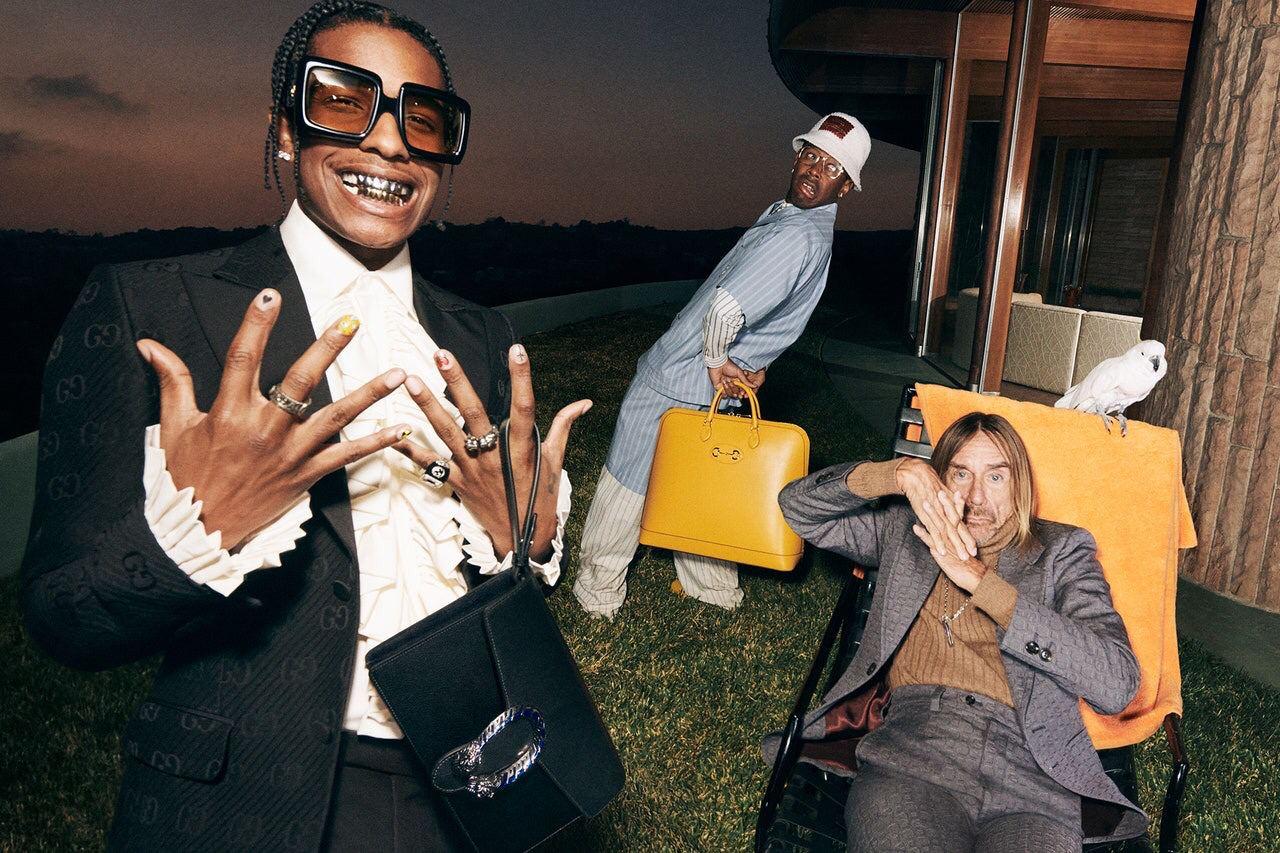 Tyler, the Creator, A$AP Rocky и Игги Поп — в новой кампании Gucci Tailoring