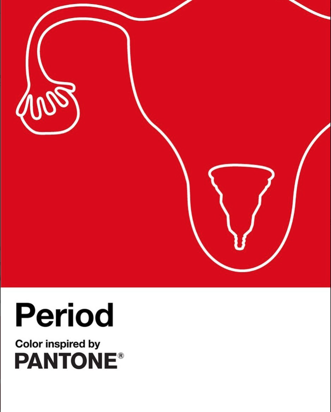 Pantone выпустили новый оттенок красного Period — он должен стать новым символом менструации