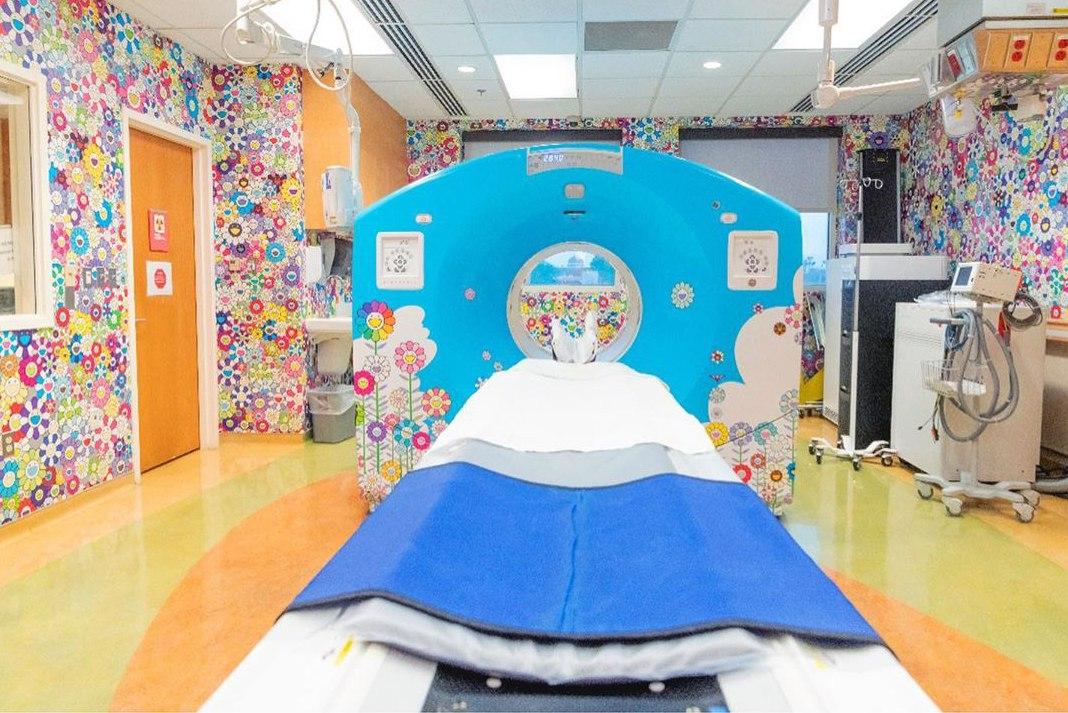 Такаси Мураками украсил комнату в детском национальном госпитале в Вашингтоне