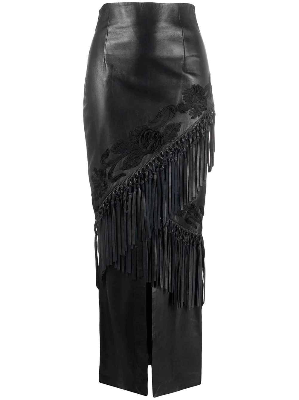 Подборка юбок с бахромой