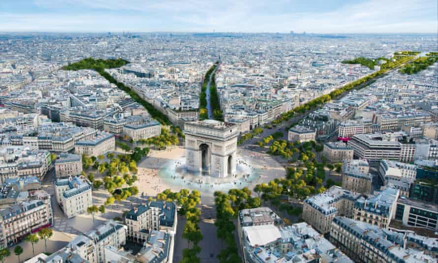 Посмотрите, как будут выглядеть Елисейские поля в Париже к 2030 году