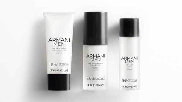 Giorgio Armani выпустили линию уходовой косметики для мужчин