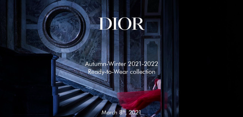 Смотрим показ новой женской коллекции Dior в прямом эфире