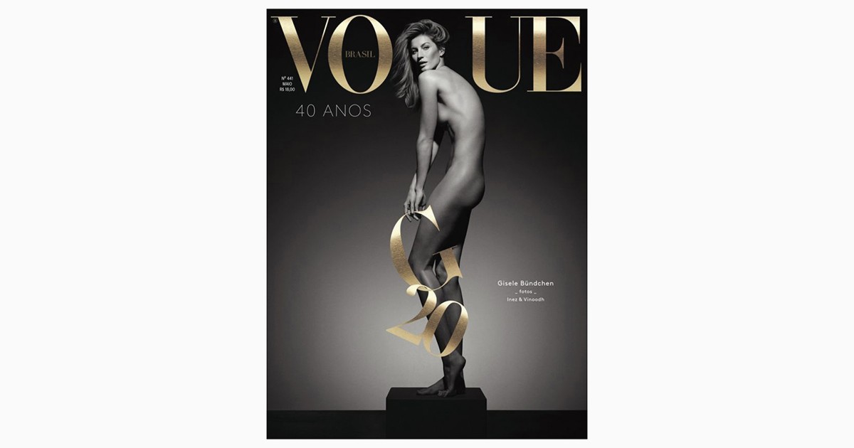Жизель Бундхен появилась на обложке бразильского Vogue