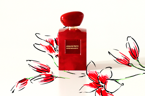 От руки: парфюм Rouge Malachite, Armani/Privé