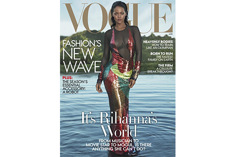 Рианна снова появилась на обложке Vogue