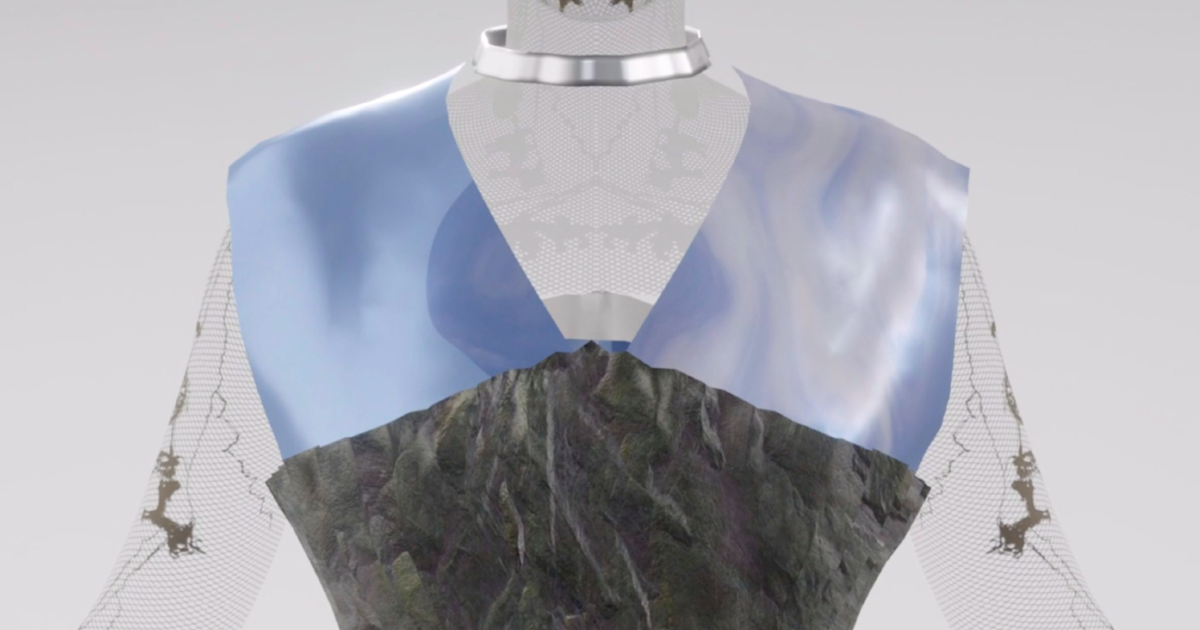 Художница Таус Махачева показала виртуальное платье. Его представят на онлайн-открытии ее выставки
