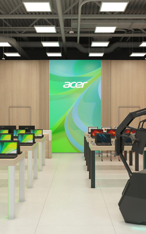 В «Авиапарке» открылся первый розничный магазин Acer