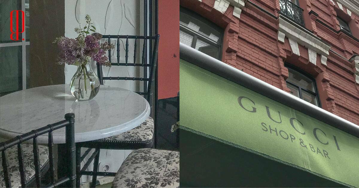 Кафе Gucci shop & bar в Москве опечатали из-за нарушения антиковидных мер 