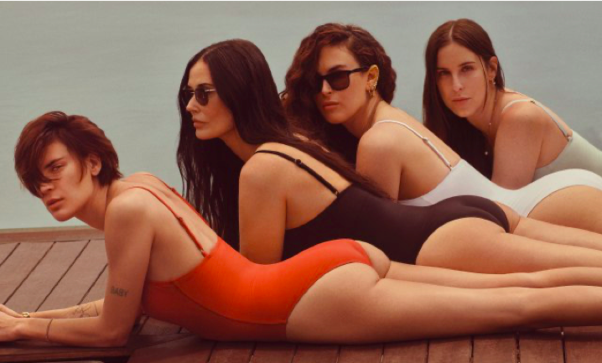 Деми Мур и ее дочери снялись в рекламе купальников Andie Swim