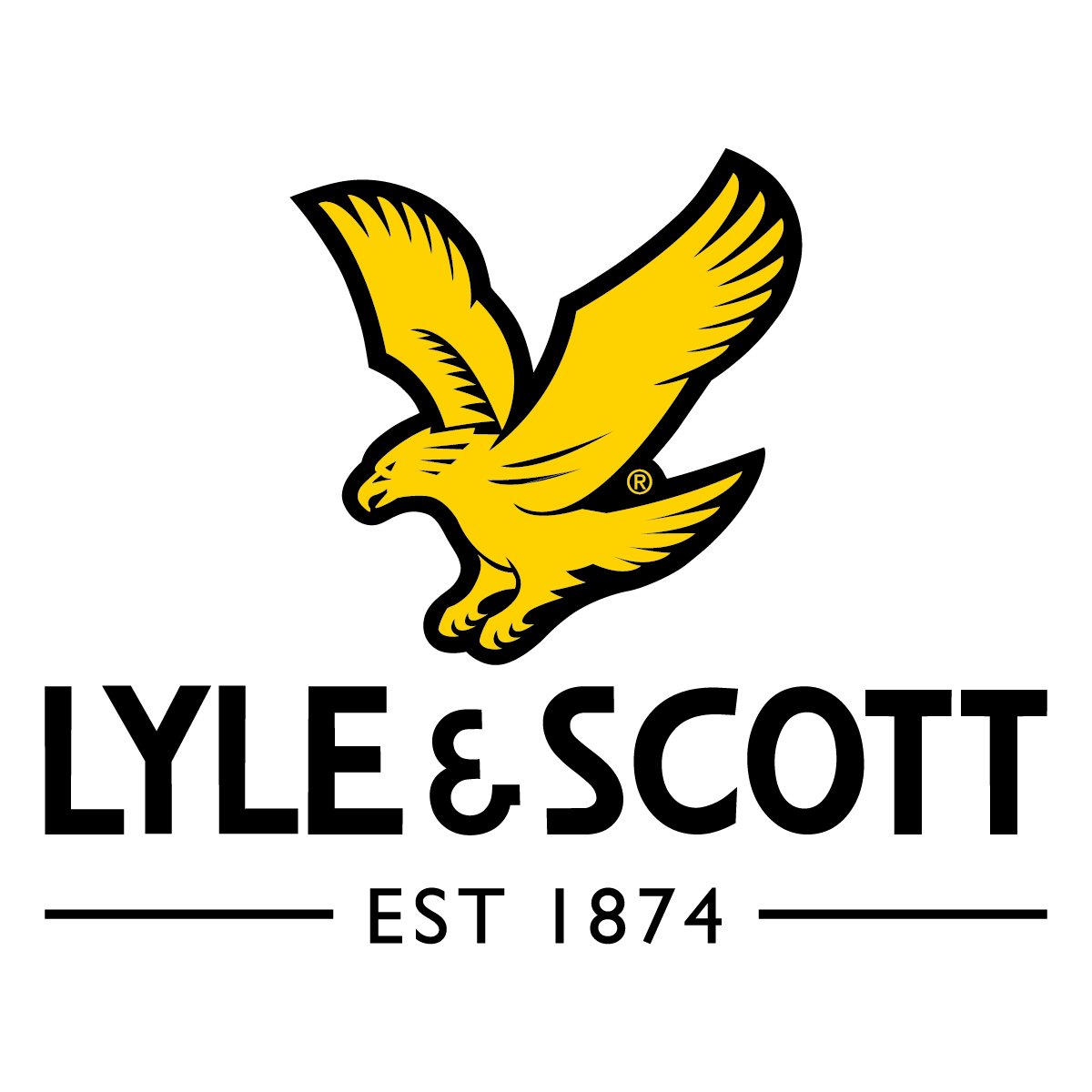 Бренд одежды с птичкой. Lyle & Scott Plus бренд. Лайл Скотт логотип. Значок Lyle Scott. Фирма одежды с желтым орлом.