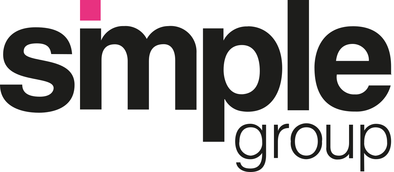 Simple group. ЛГО Симпл групп. Inplace logo.