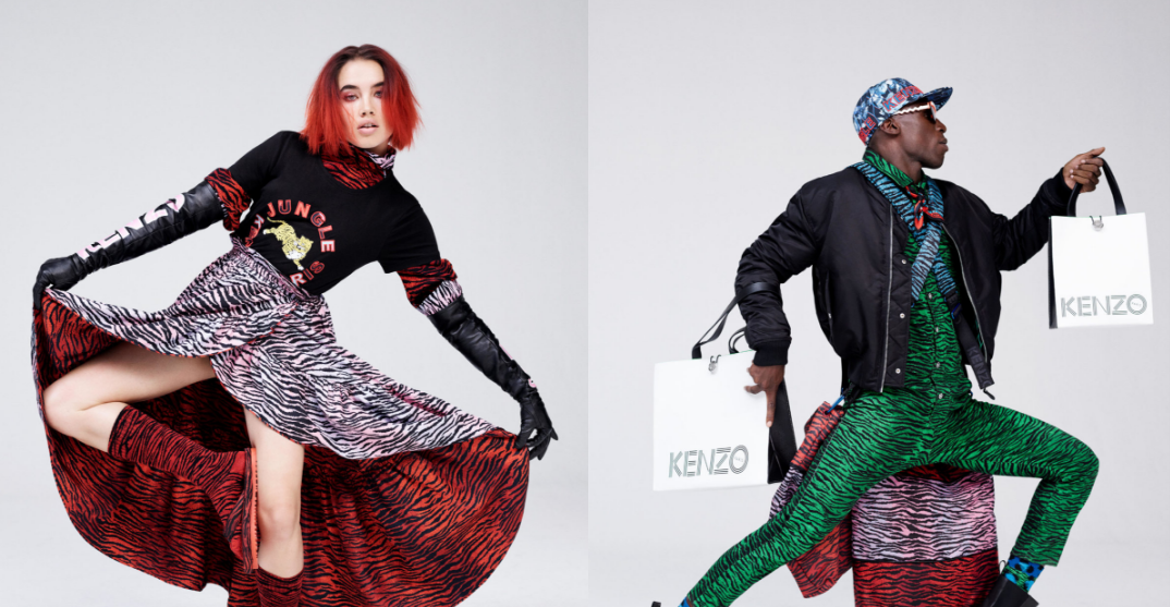 H&M выложили все образы  из грядущей коллаборации  с Kenzo
