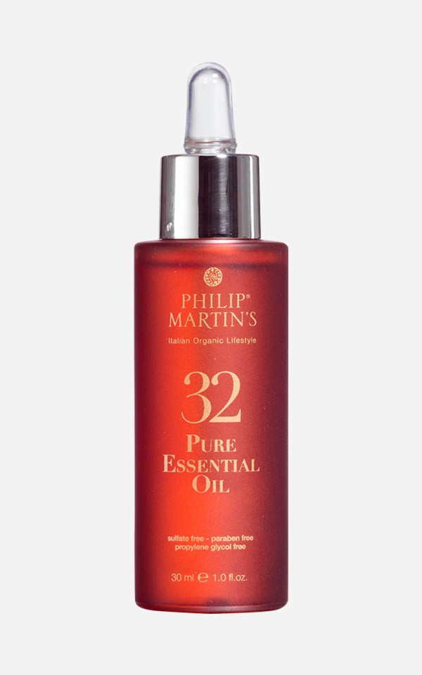 Целебное средство для волос и кожи головы 32 Pure Essential Oil, Philip Martin’s