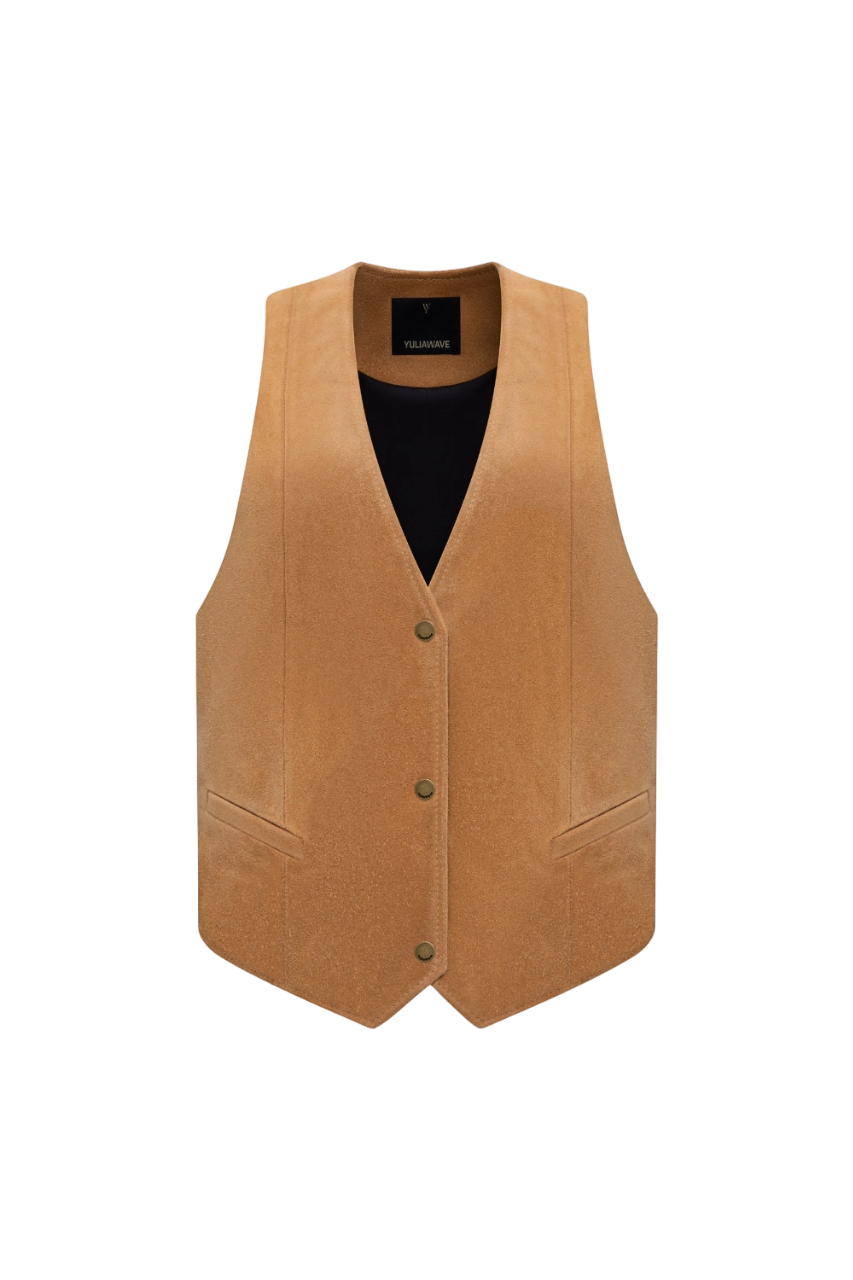 Жилет из замши YuliaWave