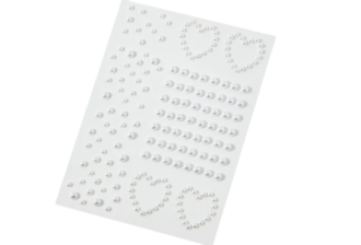 ЖЕМЧУЖИНЫ НА КЛЕЙКОЙ ОСНОВЕ PEARL IN WHITE, MIAMITATS