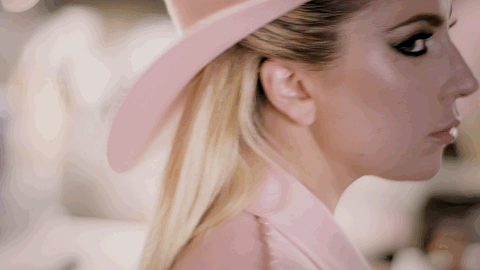 Леди Гага и ее розовая шляпа