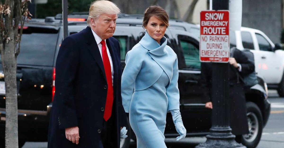 Мелания Трамп выбрала костюм Ralph Lauren для церемонии инаугурации 