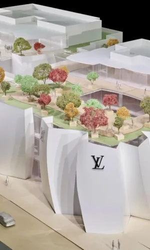 Louis Vuitton показали 3D-модель мега-бутика в Калифорнии 
