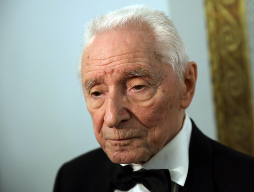 Балетмейстер Большого театра Юрий Григорович на церемонии вручения государственных наград РФ в Кремле.