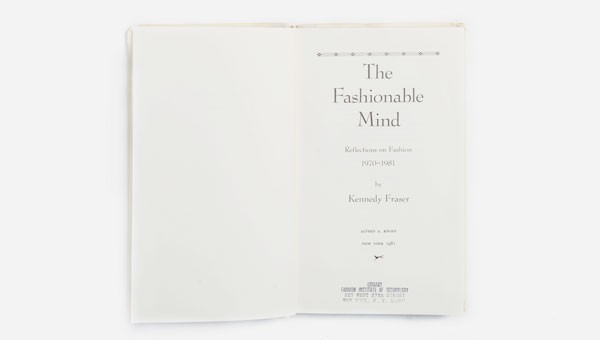 Kennedy Fraser. The Fashionable Mind (Кеннеди Фрейзер. «Модное сознание»)
