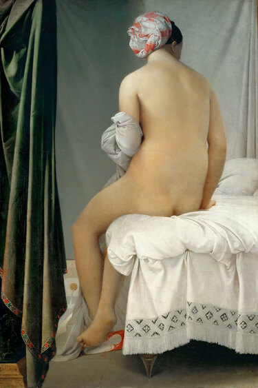 Огюст Доминик Энгр, «Купальщица Вальпинсона», 1808