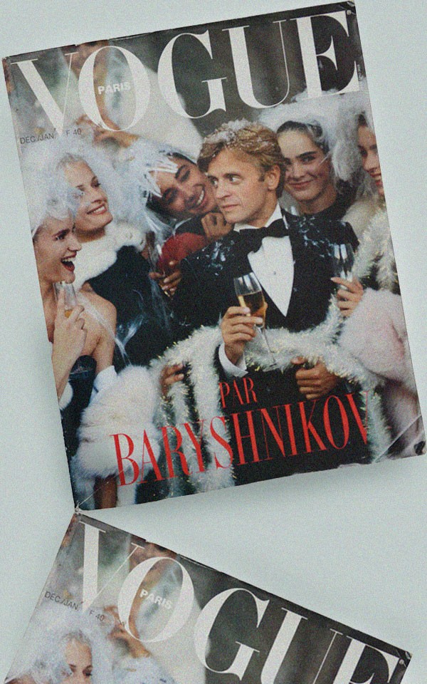 Из архива: номер парижского Vogue 1986 года, посвященный Михаилу Барышникову