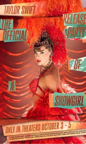 Тейлор Свифт устроит кинопоказы нового альбома The Life of a Showgirl 