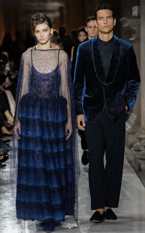 В Милане прошел показ Giorgio Armani. Он был посвящен памяти Джорджо Армани и 50-летию бренда