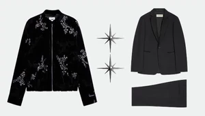 Джемпер с пайетками, джинсы с бархатом и просто смокинг. В чем мужчинам встречать Новый, 2026 год